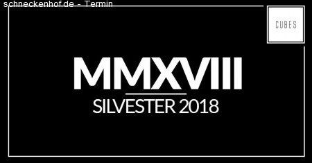 Silvester 2018 | CUBES Mannheim Werbeplakat