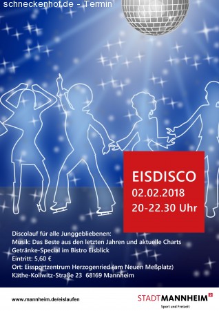 Eisdisco Werbeplakat