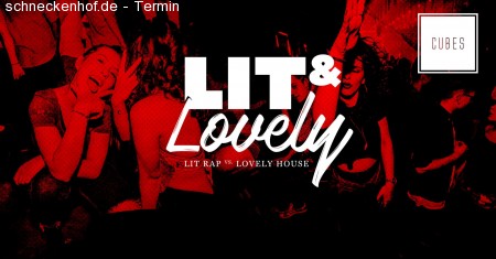 Lit & Lovely / CUBES Mannheim Werbeplakat