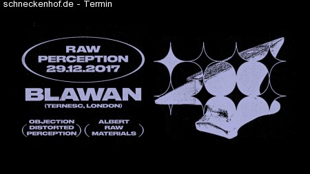 Raw Perception pres. Blawan Werbeplakat