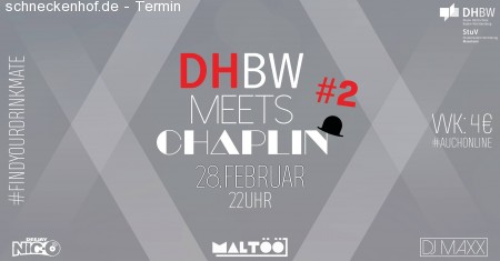 DHBW meets Chaplin #2 Werbeplakat