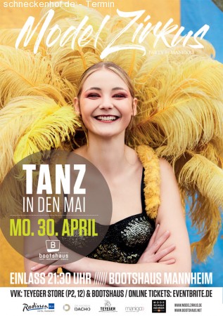 Model Zirkus Werbeplakat