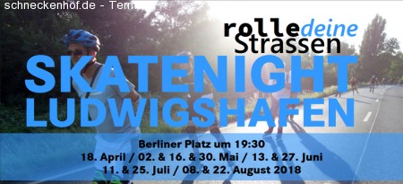 2. Skatenight Lu 2018 Werbeplakat