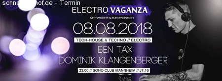 Electrovaganza • Dominik Klangenberger Werbeplakat