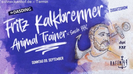 Fritz Kalkbrenner -Zusatzshow- Werbeplakat