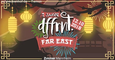 2 Jahre DFFRNT. - Far East Werbeplakat