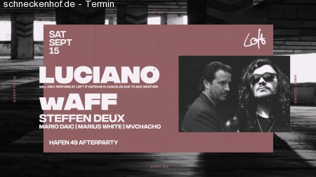 Luciano & wAFF im Loft Werbeplakat