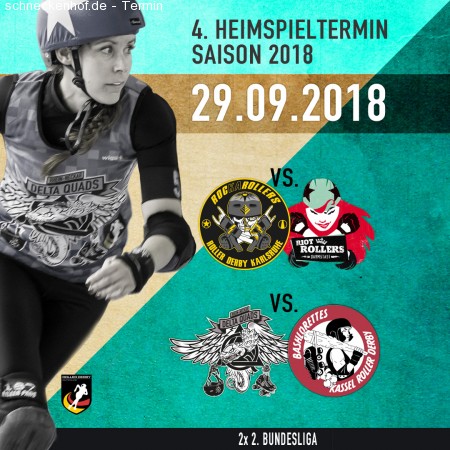 4. Homebout 2018 - Doubleheader Werbeplakat