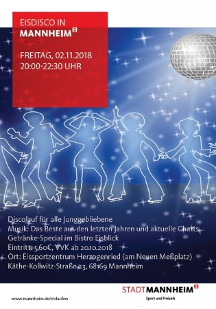 Eisdisco Werbeplakat