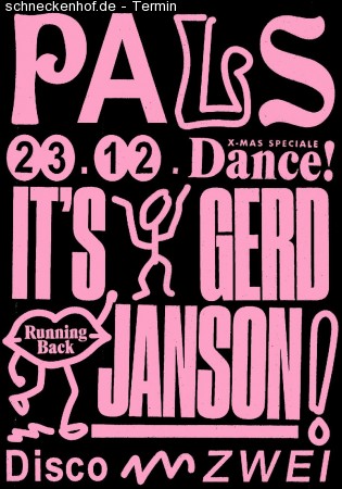 Pals pres. Gerd Janson Werbeplakat