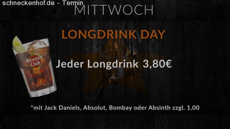 Longdrink Tag Werbeplakat