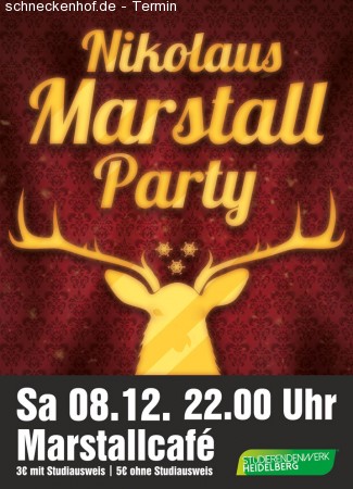 Nikolaus-Marstallparty Werbeplakat