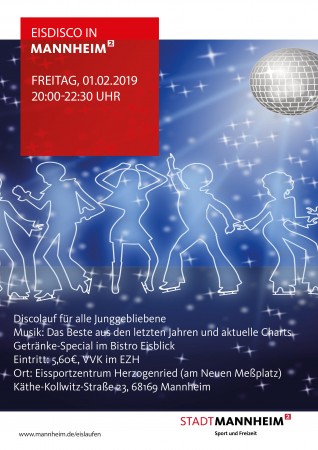 Eisdisco Werbeplakat