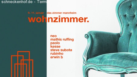 Wohnzimmer Werbeplakat