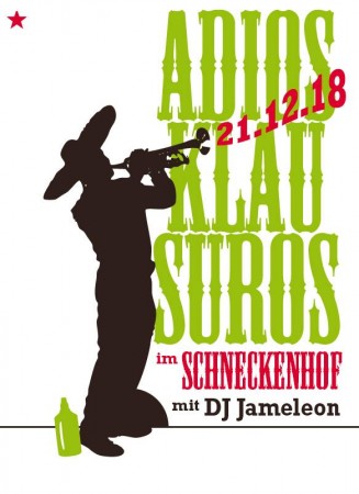 Adios Klausuros Werbeplakat