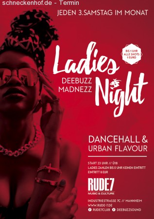 LADIES NIGHT - Dancehall & HipHop Werbeplakat