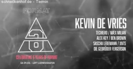 6 Years of Format pres. Kevin de Vries Werbeplakat