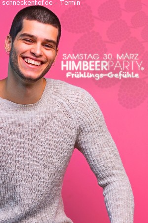 Himbeerparty Werbeplakat