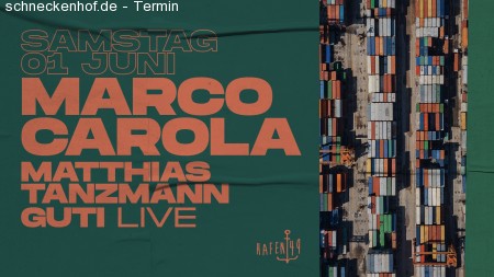 Marco Carola, Matthias Tanzmann Werbeplakat