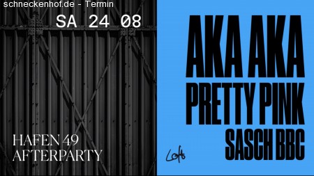 AKA AKA, Pretty Pink & Sasch BBC im Loft Werbeplakat