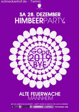 Himbeerparty Goodbye 2019 Werbeplakat