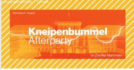 AStA Kneipenbummel Afterparty Werbeplakat