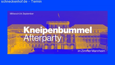 Fachschaft Jura Kneipenbummel Afterparty Werbeplakat