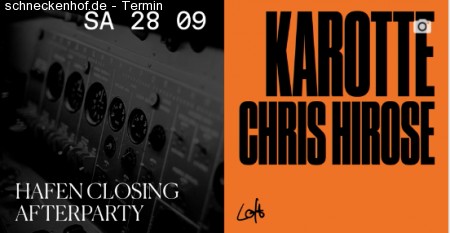 Hafen Closing Afterparty: Karotte uvm Werbeplakat