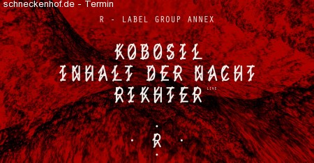 Kobosil, Inhalt der Nacht, Rikhter um. Werbeplakat