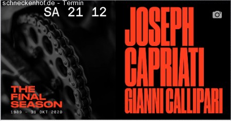 Joseph Capriati & Gianni Callipari Werbeplakat