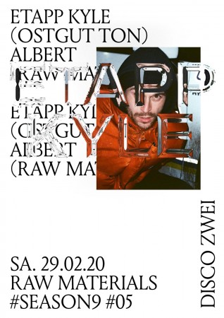 Raw Materials w/ Etapp Kyle [Berghain] Werbeplakat