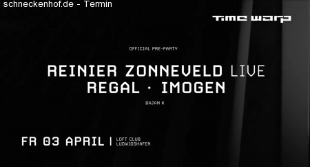 Time Warp pres. Reinier Zonneveld Werbeplakat