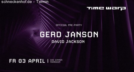 Time Warp pres. Gerd Janson Werbeplakat