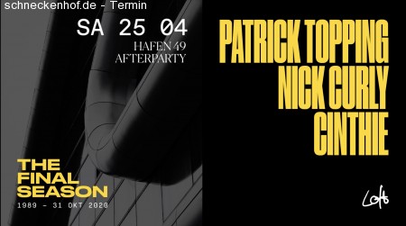 Patrick Topping, Nick Curly, Cinthie Werbeplakat