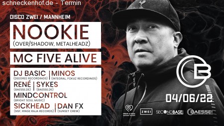 Nookie & MC Five Alive @ Disco Zwei Werbeplakat