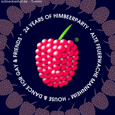 Himbeerparty - 24 Jahre Special Werbeplakat