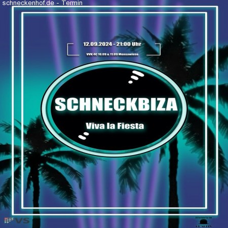 Schneckbiza - Viva la Fiesta - Fotobox Werbeplakat