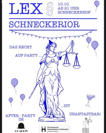 Lex Schneckerior Werbeplakat