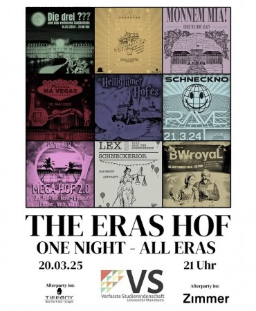 THE ERAS HOF - Fotobox Werbeplakat