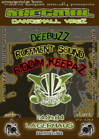 irieginal dancehall vibez @ ob Werbeplakat