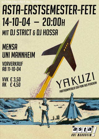 AStA Erstsemesterfete Werbeplakat