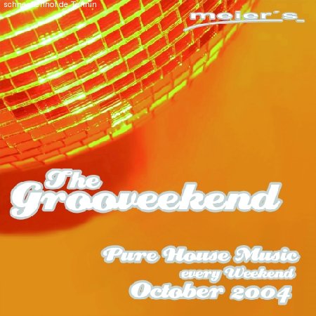 The Grooveekend Werbeplakat