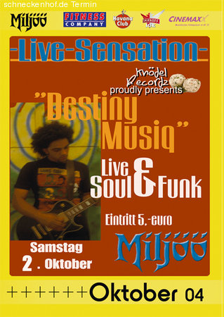 Destiny Musiq Werbeplakat