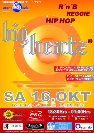 Big Beatz Werbeplakat