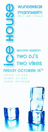 Ice House Party - Second Sessi Werbeplakat