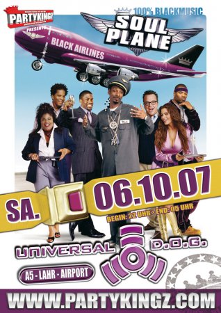 Partykingz' Soulplane Party Werbeplakat
