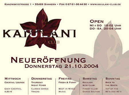 Er&ouml;ffnung Werbeplakat