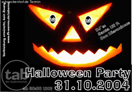 Halloween Party Werbeplakat