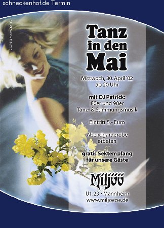 Tanz in den Mai (bis 5 Uhr) Werbeplakat