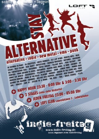 Stay Alternative Werbeplakat